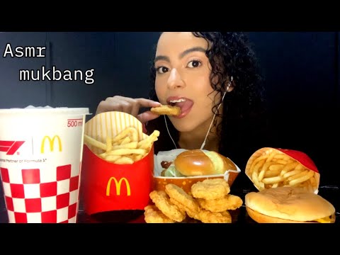 ASMR MUKBANG/ COMENDO MC DONALDS 🍟🍔