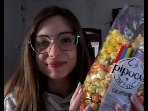 ASMR | Mukbang: Comendo pipocas