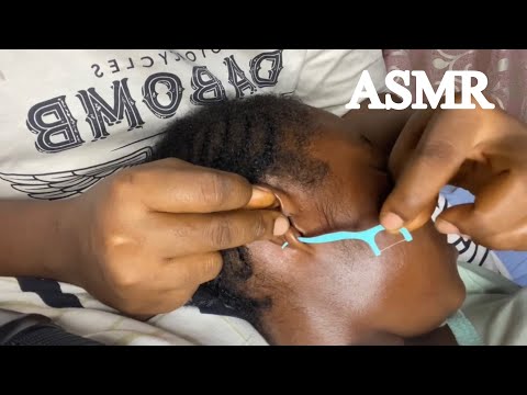 ASMR✨DENTAL FLOSSING YOUR DIRTY EAR HOLES UNTIL YOU FALL ASLEEP