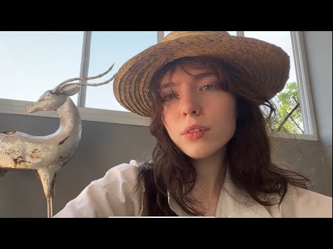 a simple asmr (with a new hat) 