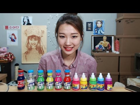 [한국어 ASMR] 완전히 망한 알록달록 액체괴물 섞는 소리!!