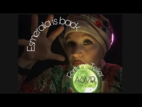 ASMR german 🔮 Tingly Fortune Teller Roleplay • Wahrsagerin • Kristallkugel & Tarot Karten • Tapping