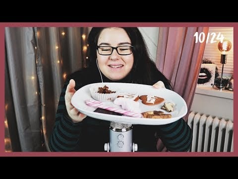 Josefin ASMR's Julkalender 10/24 | ÄTER JULGODIS!