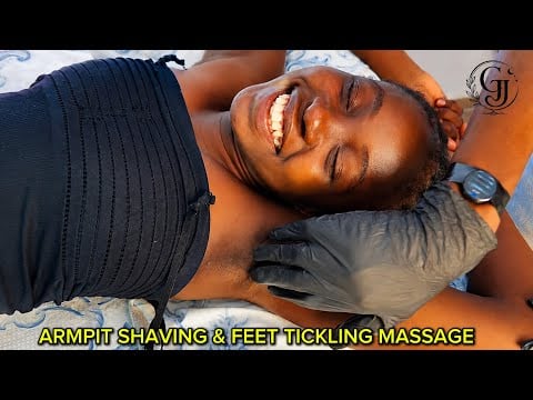 ASMR Intense Feet Tickling for Sensitive Reactions | Body Massage, Armpit, Back, Feet & Head Massage