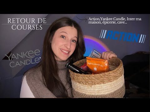 ASMR FR - RETOUR DE COURSES ( ACTION, EPICERIE, INTER, CAVE..)