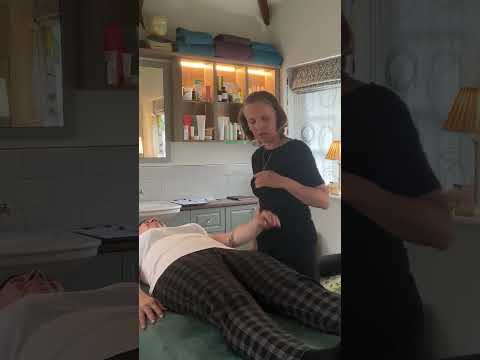 ASMR Kinesiology Abdominal Massage Cupping to treat Endometriosis | Abdominal Massage