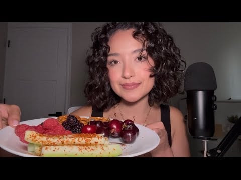 ASMR | Snacks 🥨🍒🥒