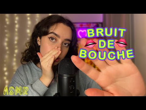 🌙 ASMR FRANÇAIS : JE T'ENDORS AVEC DES BRUITS DE BOUCHE RARES 👄(une masterclass carrément)