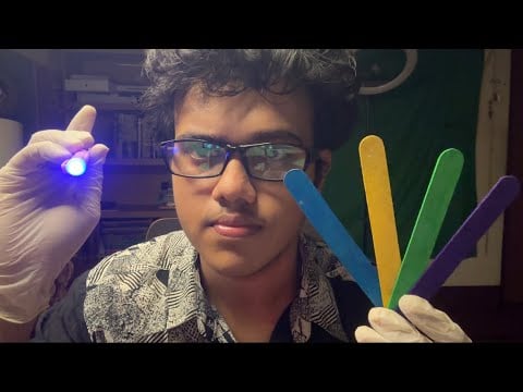 8 Minutes ASMR Fast Cranial Nerve Exam 