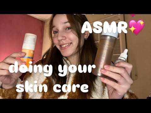 ASMR | Can i do your skin care?