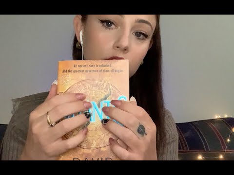 ASMR Book Tracing and Tapping w/ Long Nails | Whispered & Lofi