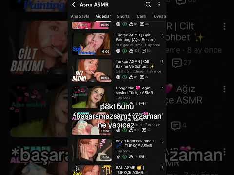 Yanımda olan herkese çok teşekkür ederim 10 k olmamıza çok az kaldı insta: asrın asmr #asmr #keşfet