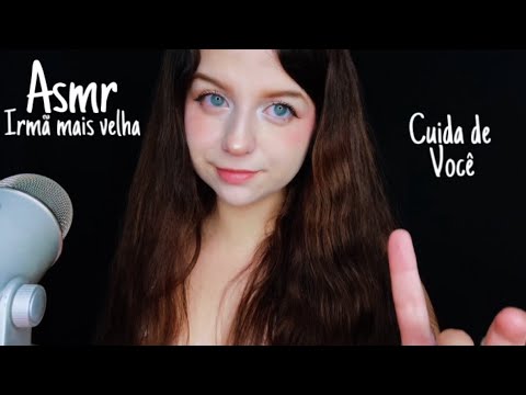 ASMR IRMÃ MAIS VELHA CONSOLANDO O IRMÃO MAIS NOVO