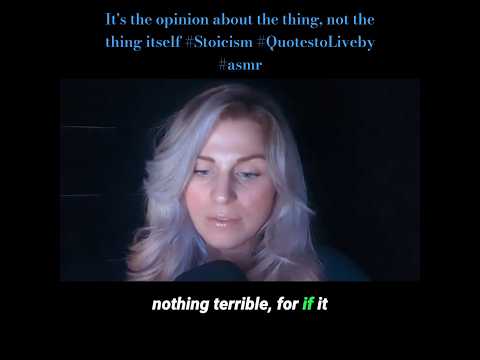 ASMR I Bite Sized Stoic Wisdom  #asmr #asmrsoftspoken #stoicism