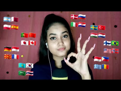 ASMR Whispering "Delicious" 40 Different Languages