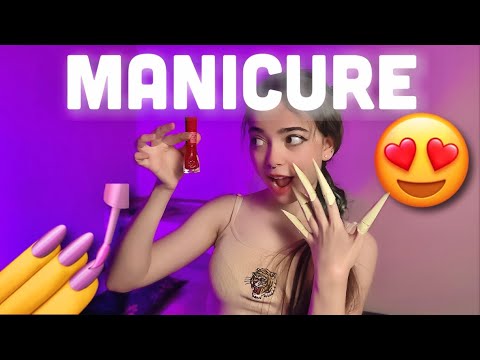 ✨ASMR | Manicure faz sua unha✨