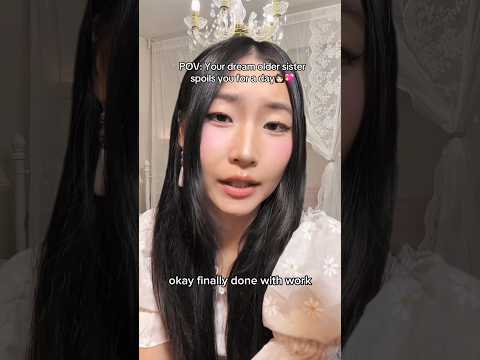 ASMR Your dream older sister spoils you for a day✨ #asmr #asmrsounds #asmrvideo #sister #asmrsleep