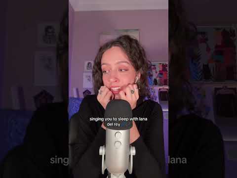 ASMR Singing You To Sleep with Lana Del Rey #asmr #lanadelrey