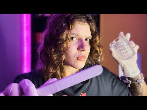 ASMR DEPILANDO VOCÊ HOMEM 
