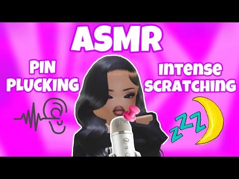 Roblox ASMR ☆ FOAM COVER MIC PICKING, PLUCKING & SCRATCHING, 1000% Sensitivity 😵‍💫 ͼ(ݓ_ݓ)ͽ
