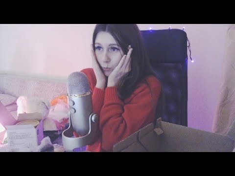 ASMR распаковка посылок. Шепот, триггеры. Посылка из Японии от подписчика