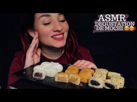 ASMR FRANÇAIS : MOCHI MUKBANG (Sticky Eating Sounds, Mouth Sounds)