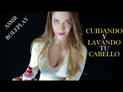 ⭐️ ASMR Español ⭐️Lavado y cuidado del cabello | Roleplay Atención personal | Hidratación y masaje