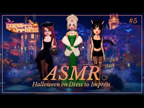 ASMR ✧ ¿Probamos la actualización de Halloween en Dress to Impress? #5 🎃🔮 [Binaural] [Códigos]