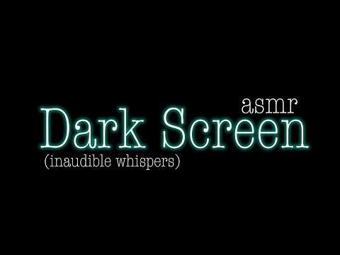 *INAUDIBLE WHISPERS* Intense ASMR (dark screen only) | Pure Sleep ✨