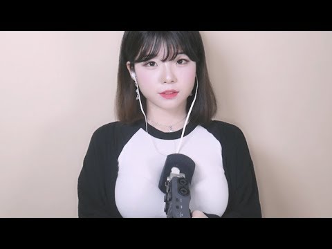 [한국어ASMR] 비오는 날, 심장소리와 숨소리│이어블로잉│Heart beat & Ear blowing│빗소리│Whispering(No talking)