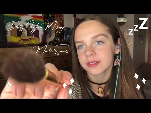 Gracie K ASMR Doing Your Makeup Compilation | Blending, Tapping, Lipgloss, Lots Of Mouth Sounds