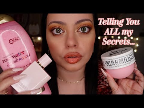 ASMR| My Hygiene Routine - How to Smell Like a BADDIE (tapping, tracing, label reading, scratching)