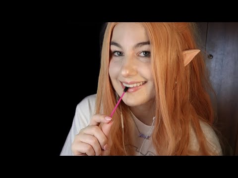 ASMR SPOOLIE NIBBLING | Up Close Rambling + Mouth Sounds