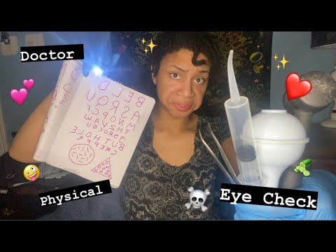 ASMR - Doctor Finds Something in Your Eye (Chaotic & Aggressive)