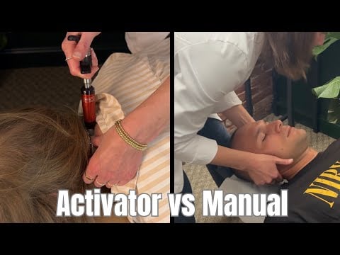 Activator vs. Manual Adjustments | Which Is More Relaxing? ASMR