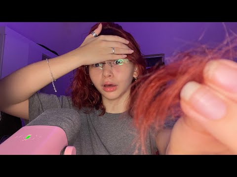 ASMR CORTANDO MINHA FRANJA (DEU TUDO ERRADO)