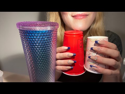 ASMR fast and aggressive tapping and scratching 🤍