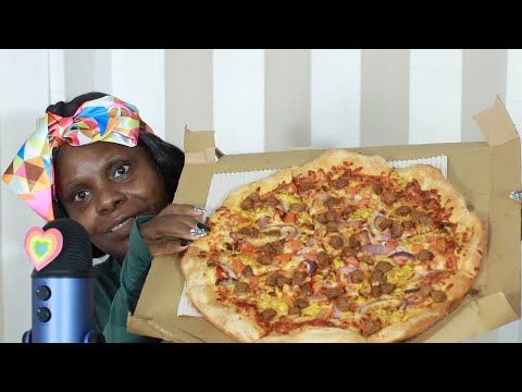 Chit Chat With Pizza ASMR Eating Sounds