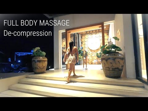 ASMR: SPA FULL BODY Decompression Massage | Hot Oil & Towel