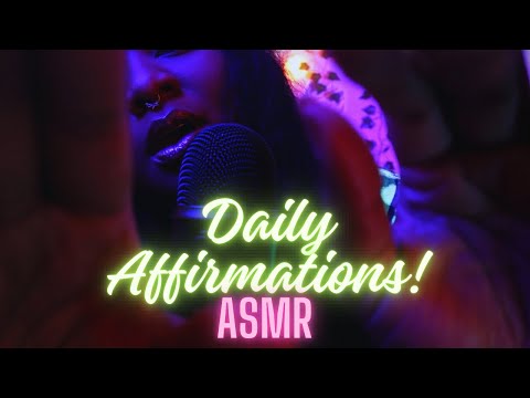 ASMR I POSITIVE AFFIRMATION WITH LOTS OF PERSONAL ATTENTION 🧘🏾‍♀️(plucking your stress away)