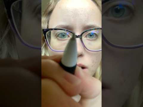 Drawing Freckles on Your Face ASMR #asmr #shorts