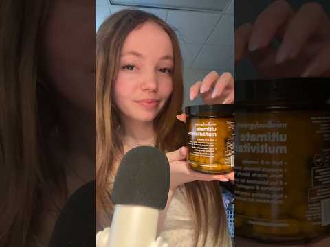 asmr- tap on multivitamins with me #asmr