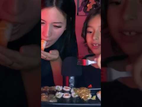 experimentei sushi pela PRIMEIRA VEZ com meu sobrinho #asmr