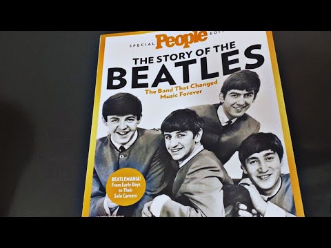 The Story Of The Beatles☮️ASMR People Magazine Look-Through