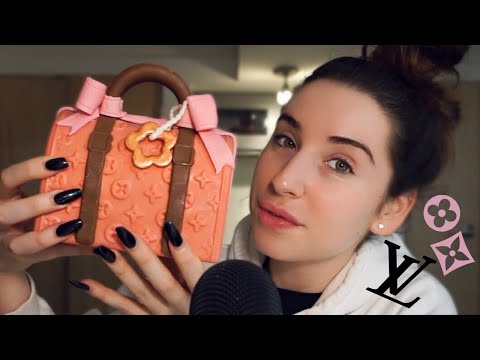 ASMR Mukbang | Eating my Louis Vuitton Purse