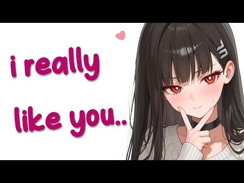 Your Shy Goth Roommate Sits On Your Lap and Confesses to You [Mommy Dommy] [ASMR RP]