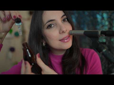 ASMR | Sons de conta gotas, creminhos, tampinhas e gloss para dormir 