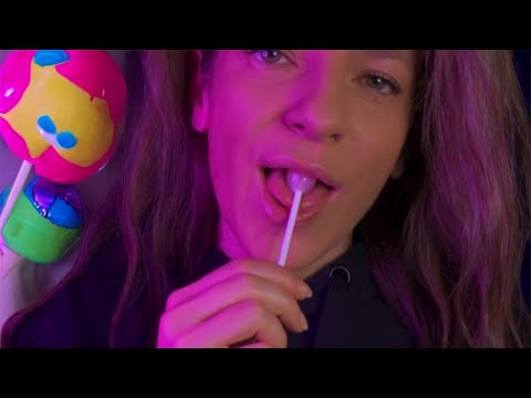 ASMR | 🍭Lollipop Licking 🍭 | Raw Mouth Sounds 👅
