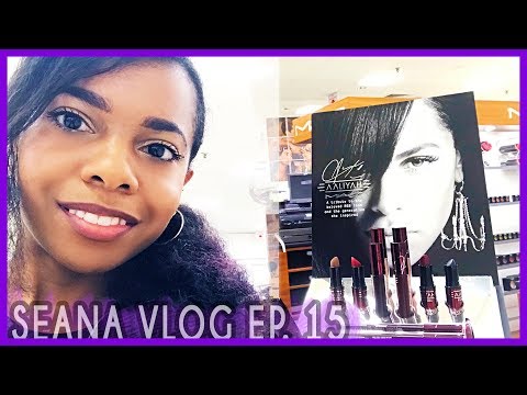 SHOPPING FOR THE MAC AALIYAH COLLECTION⎜COLLECTORS BOX SOLD OUT?!!⎜SEANA VLOG Ep. 15