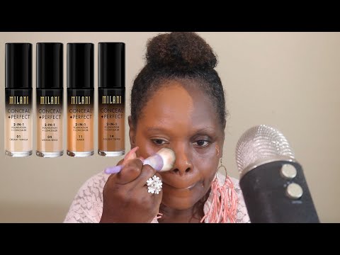 Milani 2 in 1 Foundation Concealer ASMR Makeup